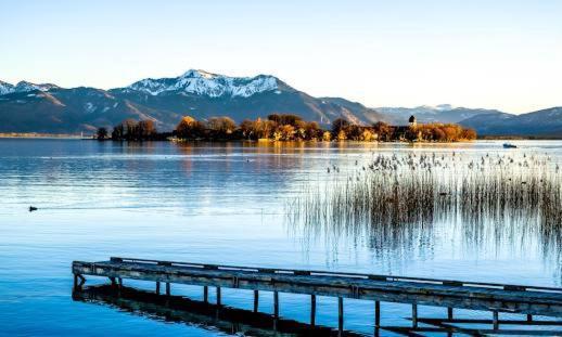Uniqe I 95Qm I Bergblick I Garten I Bbq I Seenah Prien am Chiemsee Exterior foto